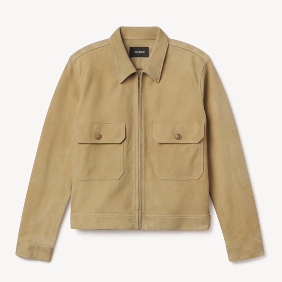 Buck Mason Pinewood Mojave Suede Station Jacket